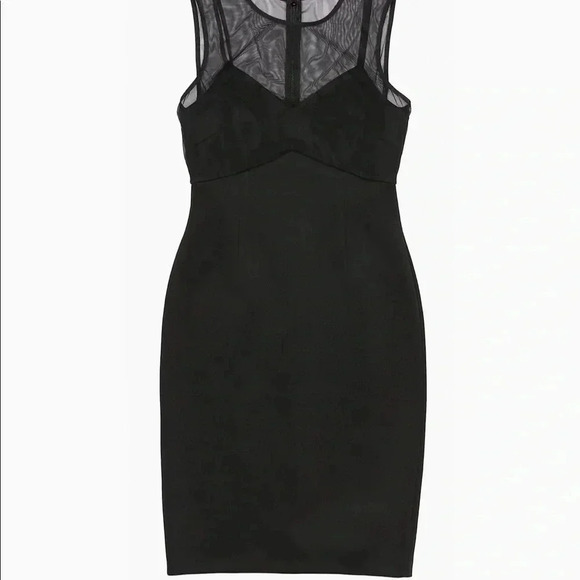 NWOT Midi Cache Medium Bandage Black Dress - Picture 1 of 7